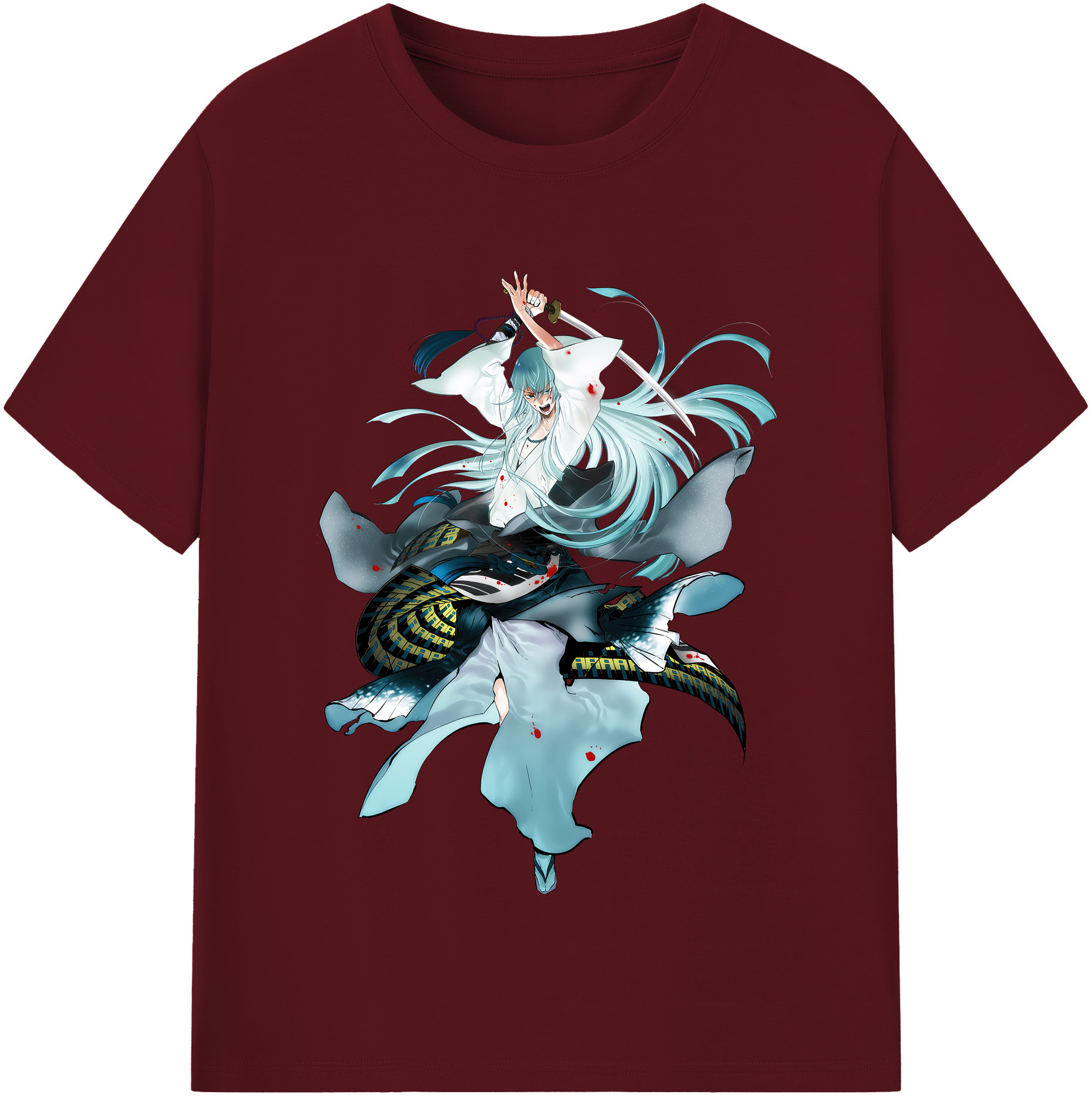 （画像用） 刀剣乱舞 Touken Ranbu 綿100％半袖Tシャツ（フロントプリント）
